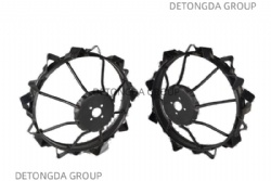 Paddy field wheel for walking tractor