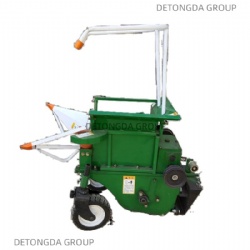 Harvester for walking tractor